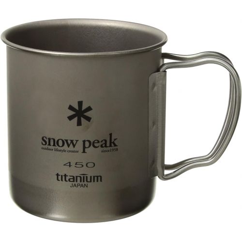  [아마존베스트]Snow Peak Mens Single Wall 450 Mug