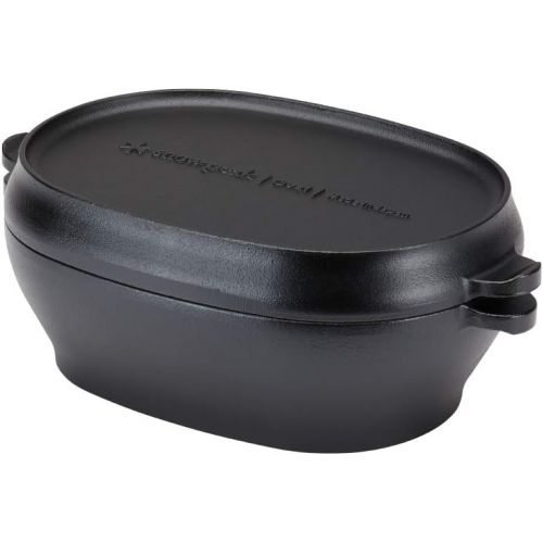 Snow Peak Micro Oval - Small Dutch Oven - Home & Outdoor Kitchen - Camping - 5.7 lbs