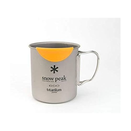  Snow Peak Titanium Single-Wall Hot Lips Mug - Durable & Lightweight - Camping - 3.2 oz