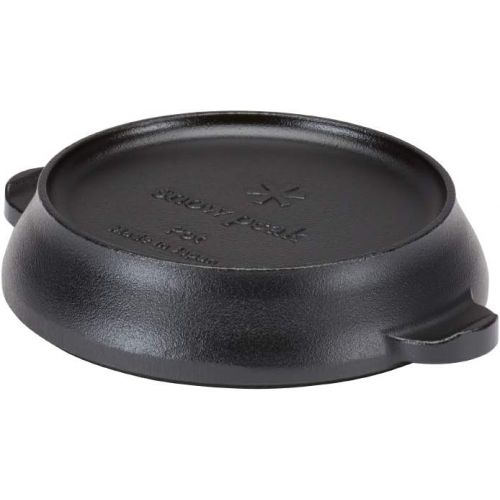  Snow Peak Cast Iron Micro Pot - Small Dutch Oven - Home & Outdoor Kitchen - Camping - 3.5 Ibs