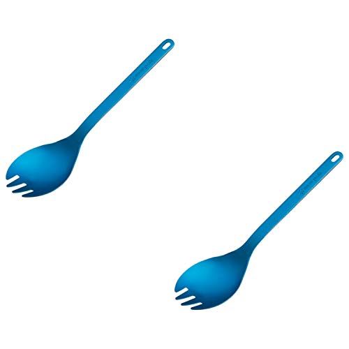  Snow Peak Titanium Spork - Blue - 2 Pack