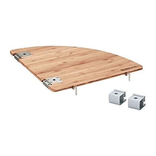  Snow Peak Renewed Bamboo IGT Left Corner - Table Extension - 1.7 ft x 1.7 ft x 0.5 in