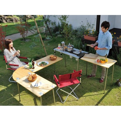  Snow Peak IGT Multi Function Bamboo Top Camping Table