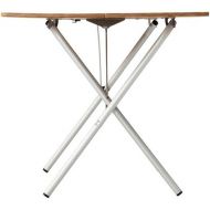 Snow Peak Renewed Single Action Table - Collapsible Bamboo Table Top & Aluminum Table Legs - 28 lbs