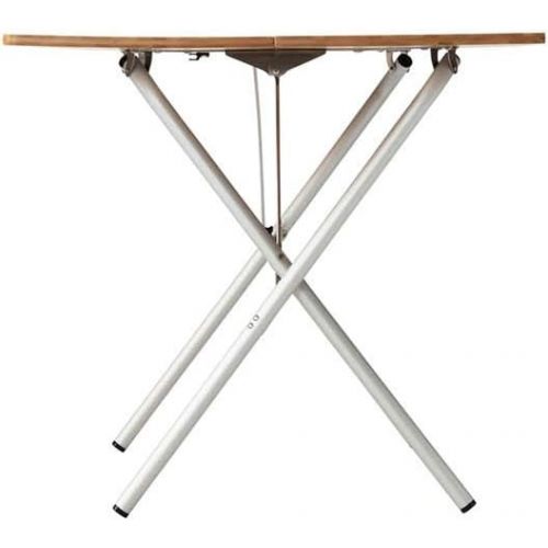  Snow Peak Renewed Single Action Table - Collapsible Bamboo Table Top & Aluminum Table Legs - 28 lbs