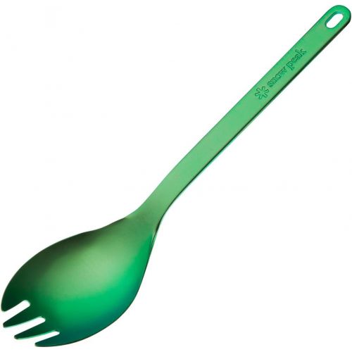  Snow Peak Titanium Spork - Green - 2 Pack