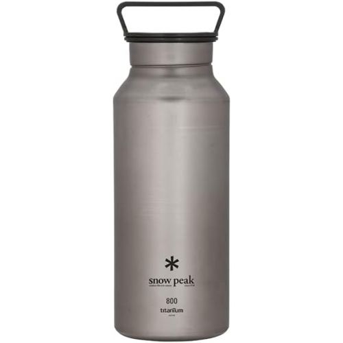  Snow Peak Ti Aurora Bottle, Titanium, 27 fl oz, TW-800