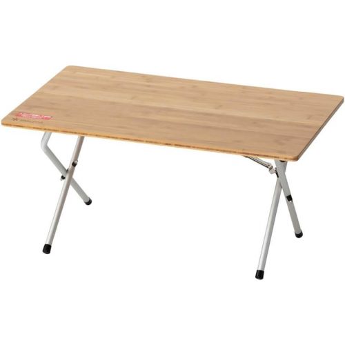  Snow Peak Single Action Table Low, LV-100TR, Designed in Japan, Made of Laminated Bamboo, for Indoor Outdoor Use, Lifetime Product Guarantee