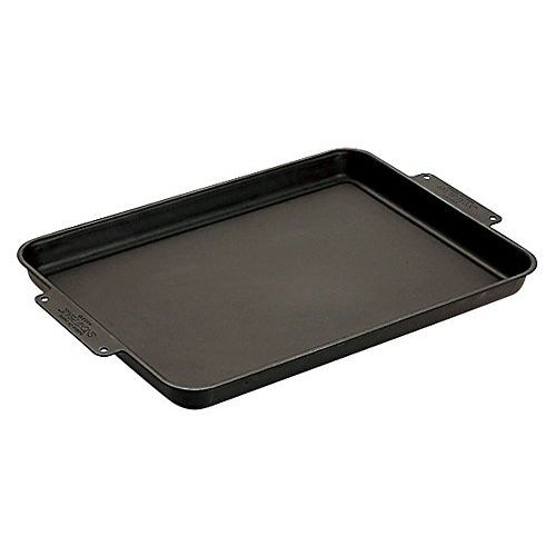  Snow Peak Iron Griddle - Perfect for Cooking Over a Fire or BBQ - 21.75 x 13 x 1.4 in