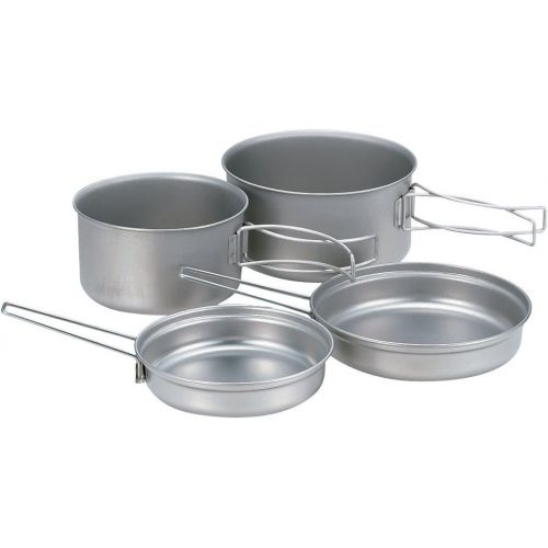  Snow Peak Multi Compact 4 Piece Titanium Cook Set