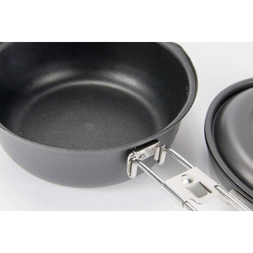  Snow Peak - Hard Anodized Aluminum 1500 Cookset