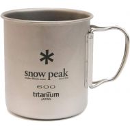 Snow Peak Titanium Single Wall Cup 600