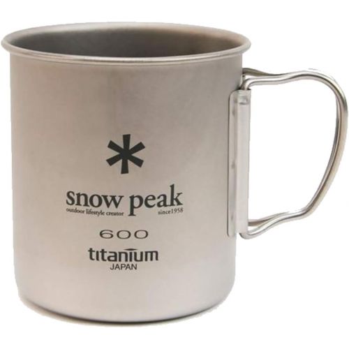  Snow Peak Titanium Single Wall Cup 600