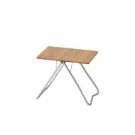 Snow Peak Bamboo My Table, LV-034TR, Designed in Japan, for Indoor Outdoor Use, Lifetime Product Guarantee
