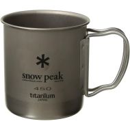 Snow Peak Titanium Single Wall 450 Mug Titanium One Size