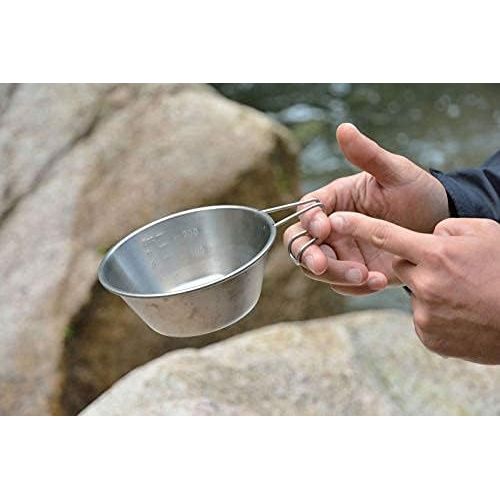  Snow Peak Stainless Steel Sierra Cup - Sturdy & Lightweight - Camping & Backpacking - 10.9 Fl Oz