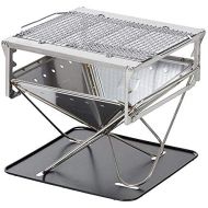 Snow Peak Takibi Fire and Grill, ST-032SETS, Made in Japan, Stainless Steel