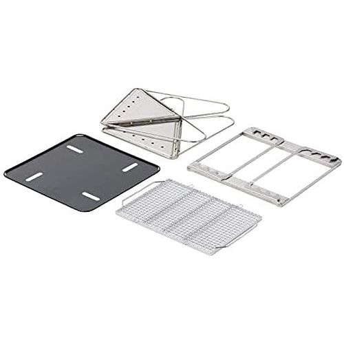  Snow Peak Takibi Fire and Grill, ST-032SETS, Made in Japan, Stainless Steel