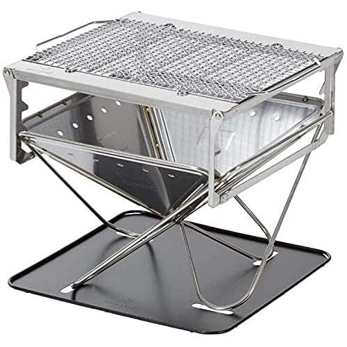  Snow Peak Takibi Fire and Grill, ST-032SETS, Made in Japan, Stainless Steel