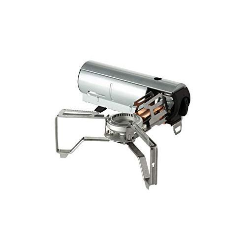  Snow Peak - Home & Camp Burner GS-600BK-US - Designed in Japan, Lightweight and Compact for Camping, Stable Base for Cooking - Silver