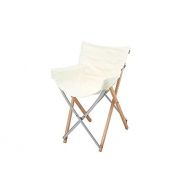 Snow Peak Bamboo Chair, LV-085, Designed in Japan, Made of Canvas and Bamboo, for Indoor Outdoor Use, White