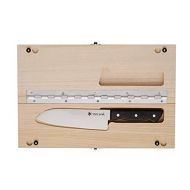 Snow Peak Foldable Cutting Board & Knife Set - Outdoor Cooking Gear - 30 oz - Large