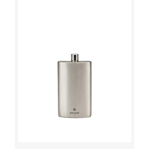  Snow Peak Titanium Flask - Durable, Light & Flavor-Resistant - Camping & Backpacking - 5.8 fl oz