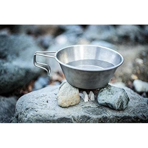  Snow Peak - Titanium Sierra Cup, E-104, Japanese Titanium, Lightweight, Compact for Camping or Backpacking