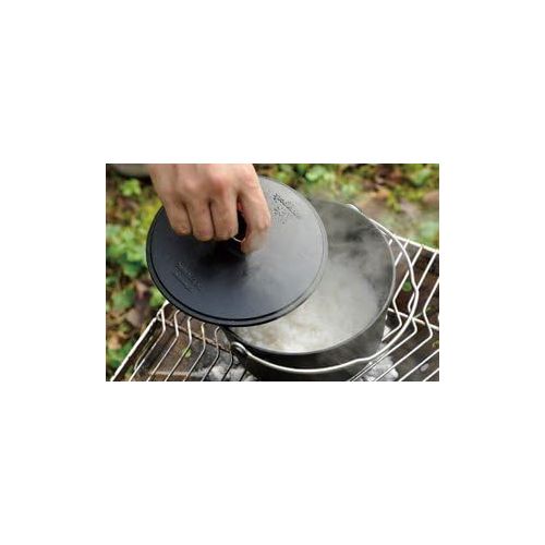  Snow Peak Cast Iron Duo - All-in-One Cook Set - Pot, Lid, Skillet, Plates, Handles, Storage Case