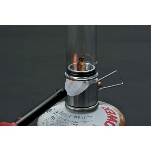  Snow Peak Mini Flame - Durable & Bright Outdoor Lamp - Stainless Steel & Aluminum - 3.88 oz