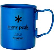 Snow Peak Titanium Double Wall Cup Blue 450ml