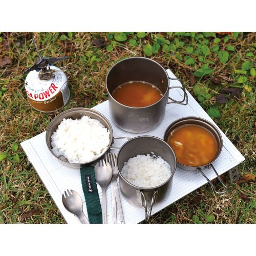  Snow Peak Trek 1400 Titanium Cookset