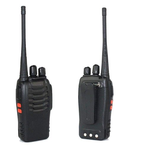  Snow Shop Everything 2X Walkie Talkie UHF 400-470MHz 3W 16CH Single Band w Earpiece 2 Way Radio