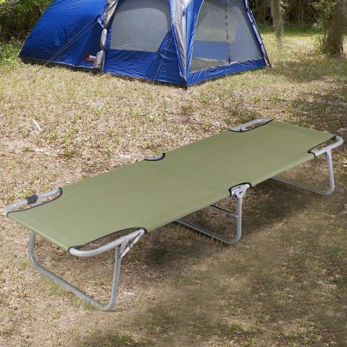  Snow Shop Everything Comfort and Efficiency Portable Foldable Camping Bed Army Military Camping Cot for Those Hitting the Tents Ideal for Family Reunions, Picnics, Camping Trips, Fishing, Buffets or Ba