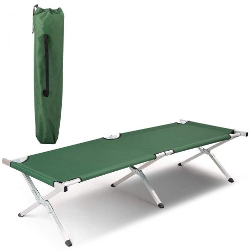  Snow Shop Everything Comfort and Efficiency Portable Foldable Camping Hiking Bed Portable Military Cot with Carrying Bag Ideal for Family Reunions, Picnics, Camping Trips, Fishing, Buffets, and Barbecu