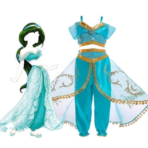 Snow flying snow flying Arabian Princess Dress Up Costume