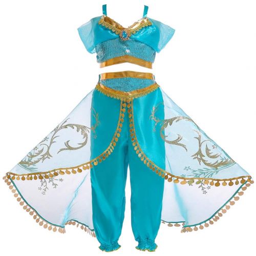  Snow flying snow flying Arabian Princess Dress Up Costume