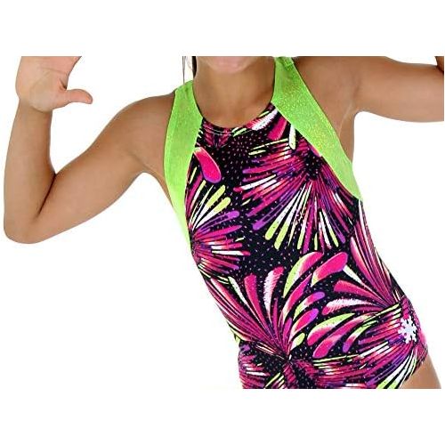  Snowflake Designs Detonate Gymnastics or Dance Leotard