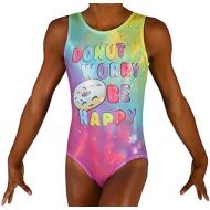 Snowflake Designs Donut Worry, Be Happy Sublimated Gymnastics or Dance Leotard