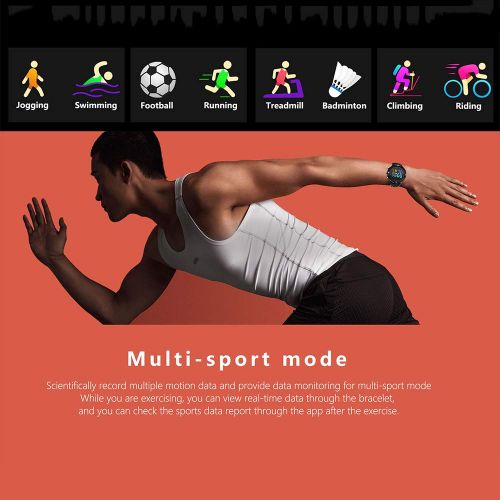  Snowl GPS Fitness Tracker Smart Watch Ip68 Waterproof Heart Rate Monitor Sleep Analysis Step Outdoor Sports Bracelet Compatible Android iOS