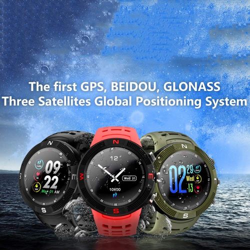  Snowl GPS Fitness Tracker Smart Watch Ip68 Waterproof Heart Rate Monitor Sleep Analysis Step Outdoor Sports Bracelet Compatible Android iOS