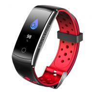 Snowns Fitness Tracker Smart Wristband Heart Rate Sleep Blood Pressure Monitor Pedometer Ip68 Waterproof IPS Screen Sports Watch