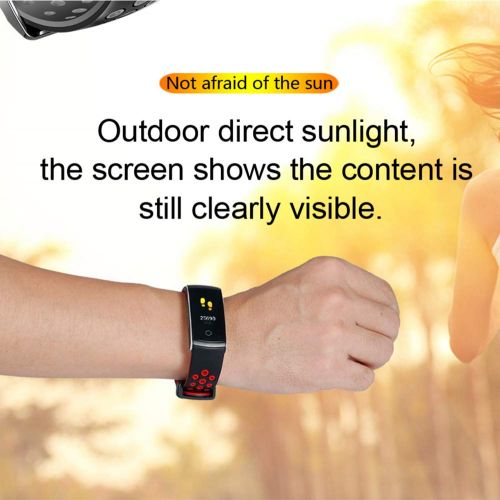  Snowns Fitness Tracker Smart Wristband Heart Rate Sleep Blood Pressure Monitor Pedometer Ip68 Waterproof IPS Screen Sports Watch