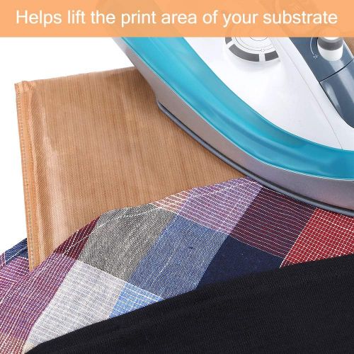  Sntieecr 7 Pack Heat Press Pillows Mat Kit with 4 Sizes Heat Pressing Transfer Pillow, 2 Pieces Heat Press Transfer Sheet and 1 Roll Tape for Heat Press Digital Transfer Projects