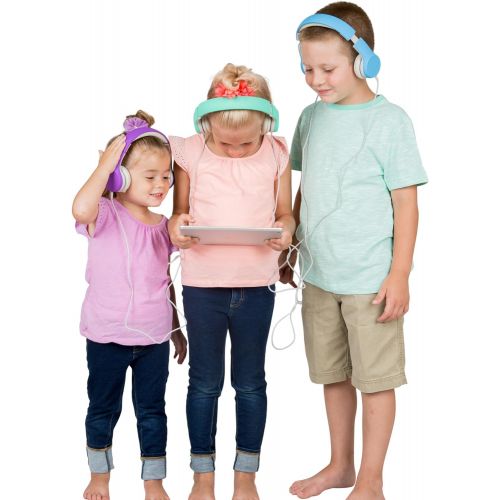  [아마존베스트]Snug Play+ Kids Headphones Volume Limiting and Audio Sharing Port (Blue)