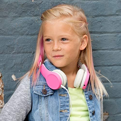  [아마존베스트]Snug Play+ Kids Headphones Volume Limiting and Audio Sharing Port (Pink)