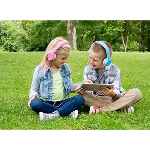  [아마존베스트]Snug Play+ Kids Headphones Volume Limiting and Audio Sharing Port (Pink)