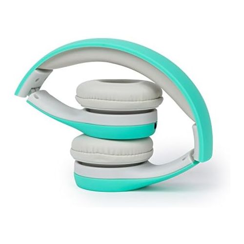  [아마존베스트]Snug Play+ Kids Headphones Volume Limiting and Audio Sharing Port (Aqua)