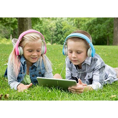  [아마존베스트]Snug Play+ Kids Headphones Volume Limiting and Audio Sharing Port (Green)