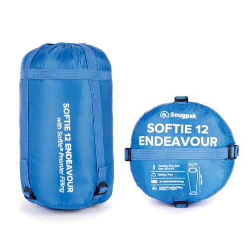  SnugPak Snugpak Softie 12 Sleeping Bag - Endeavour Black - LH Zip